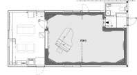 岩淵邸ピアノ室(図面)